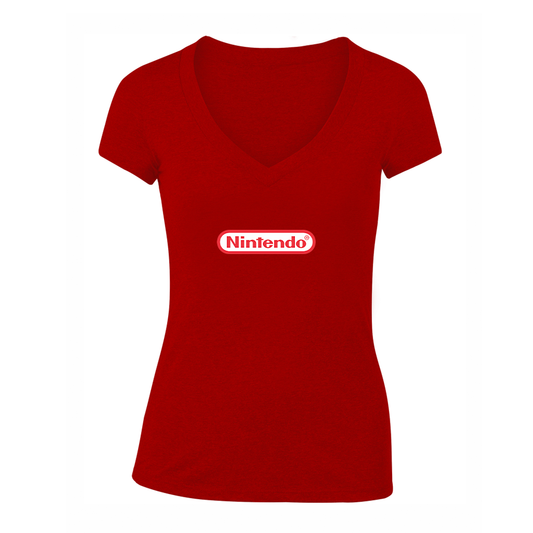 Women's Nintendo V Neck T-Shirt