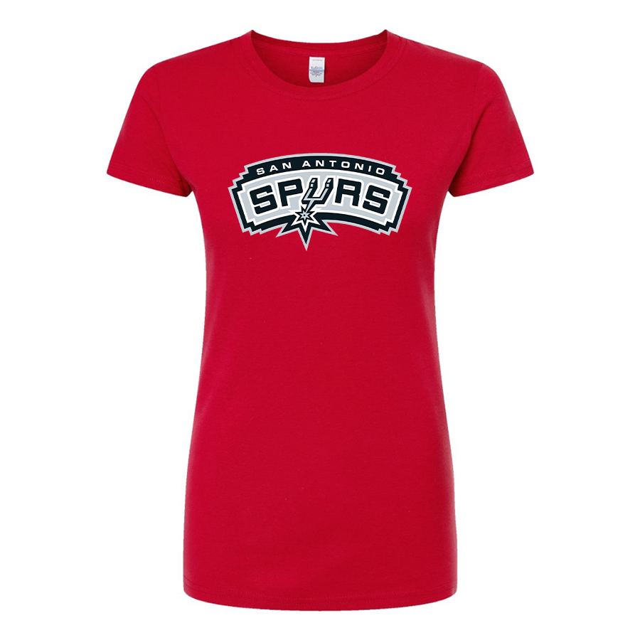 Women's San Antonio Spurs Round Neck T-Shirt