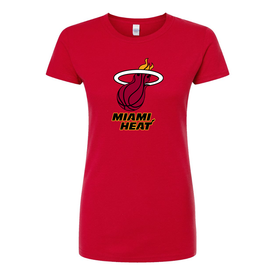 Women's Miami Heat Round Neck T-Shirt