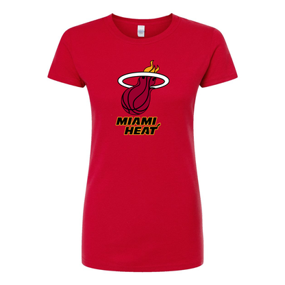 Women's Miami Heat Round Neck T-Shirt