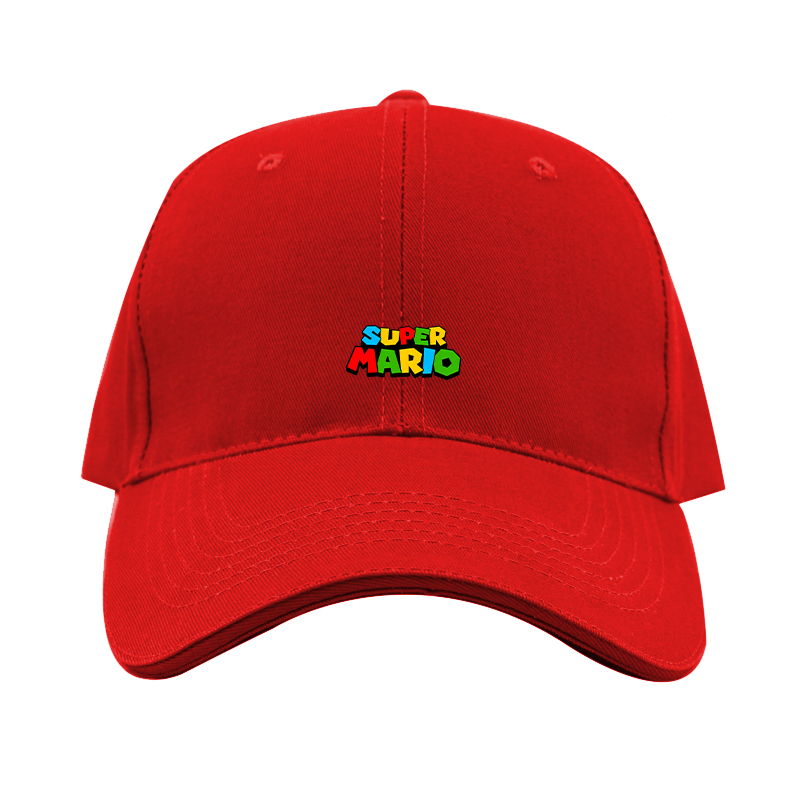 Super Mario Dad Baseball Cap Hat – Embroidered Fan Hat | TeesCustomize