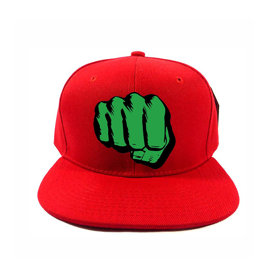 Hulk Punch Snapback Hat