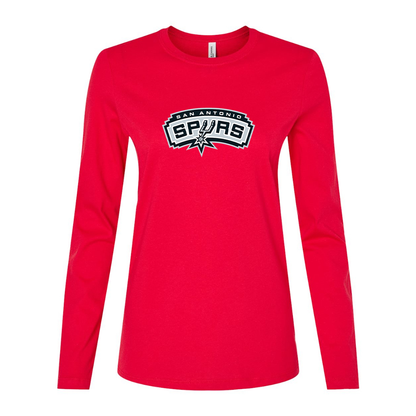 Women's San Antonio Spurs Long Sleeve T-Shirt