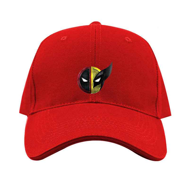 Deadpool & Wolverine Dad Baseball Cap Hat – Embroidered Fan Hat | TeesCustomize