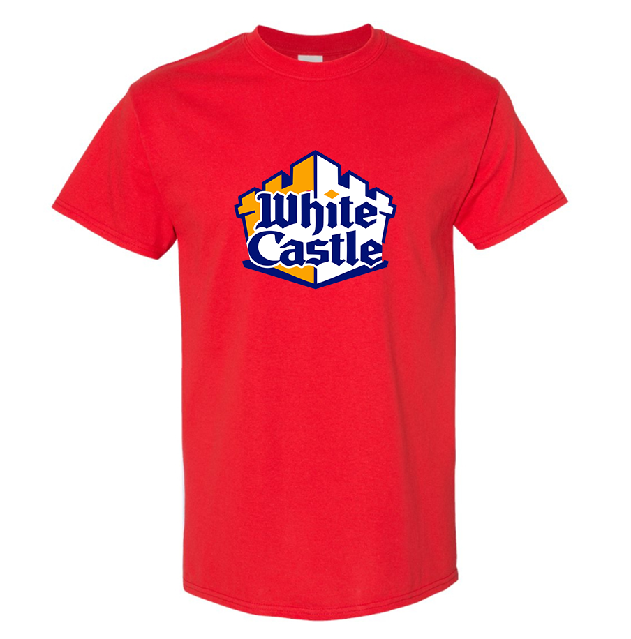 Men's White Castle Cotton T-Shirt