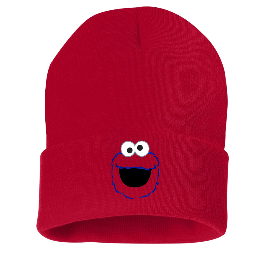Sesame Street Cookie Monster face Beanie Hat