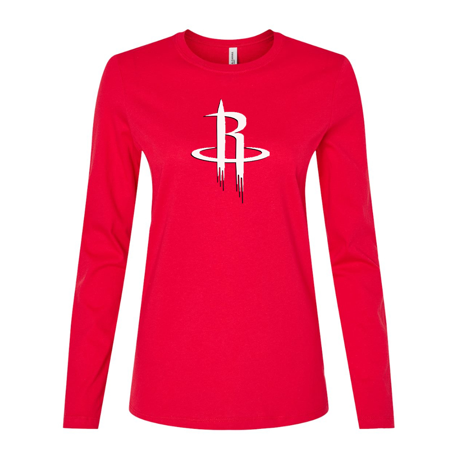 Women's Houston Rockets Long Sleeve T-Shirt