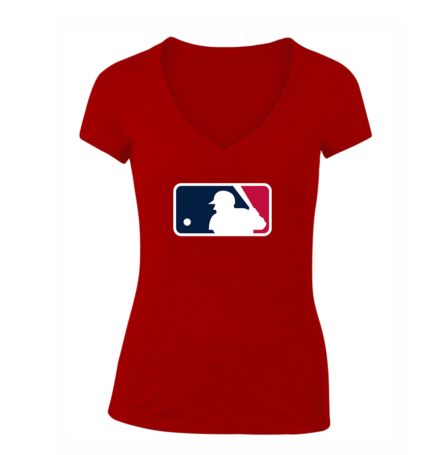 Women's Major League Baseball MLB V-Neck T-Shirt