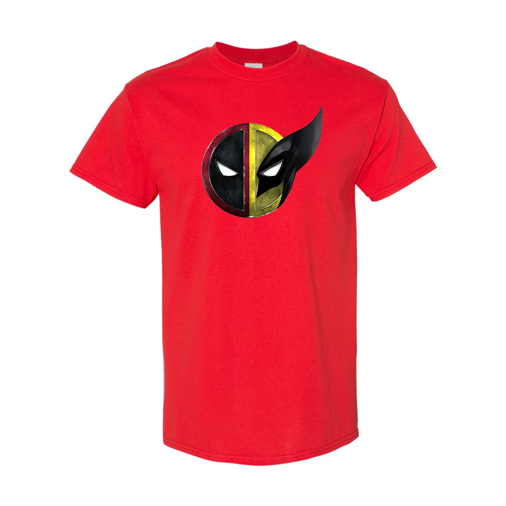 Men's Deadpool & Wolverine Cotton T-shirt – Graphic Cotton T-Shirt | TeesCustomize