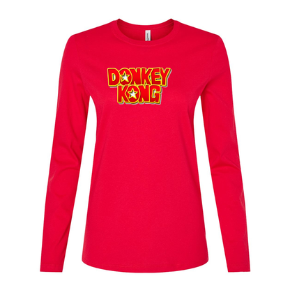 Women's Donkey Kong Long Sleeve T-Shirt