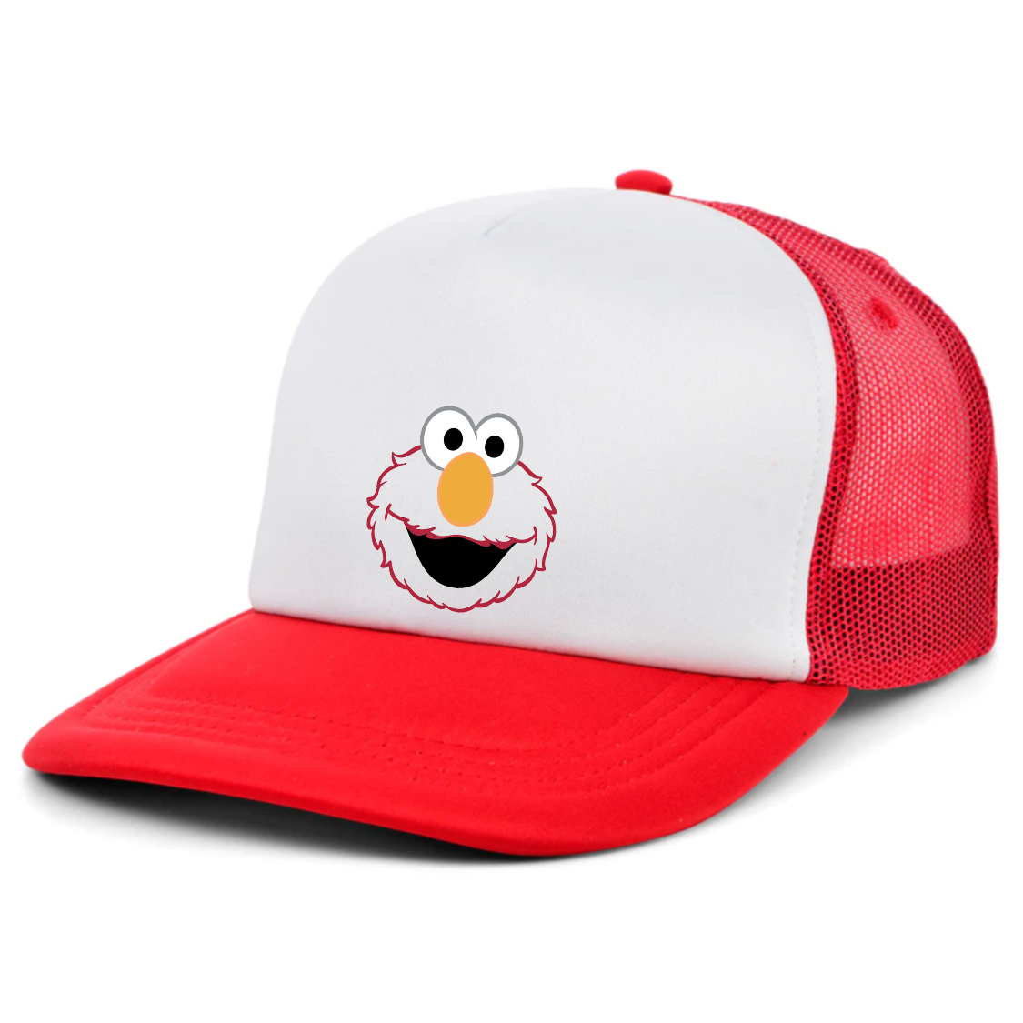 Sesame Street Elmo Face Dad Trucker Hat