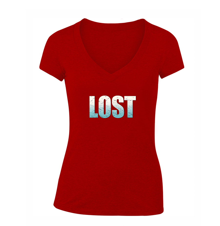 Women's Lost V Neck T-Shirt