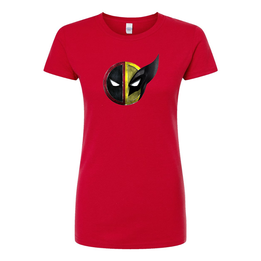 Women's Deadpool & Wolverine Round Neck T-Shirt