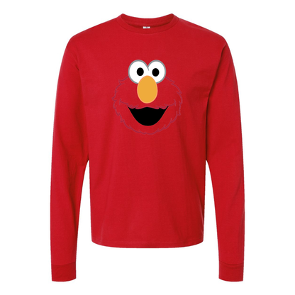 Youth  Sesame Street Elmo Face Long sleeves T-Shirt