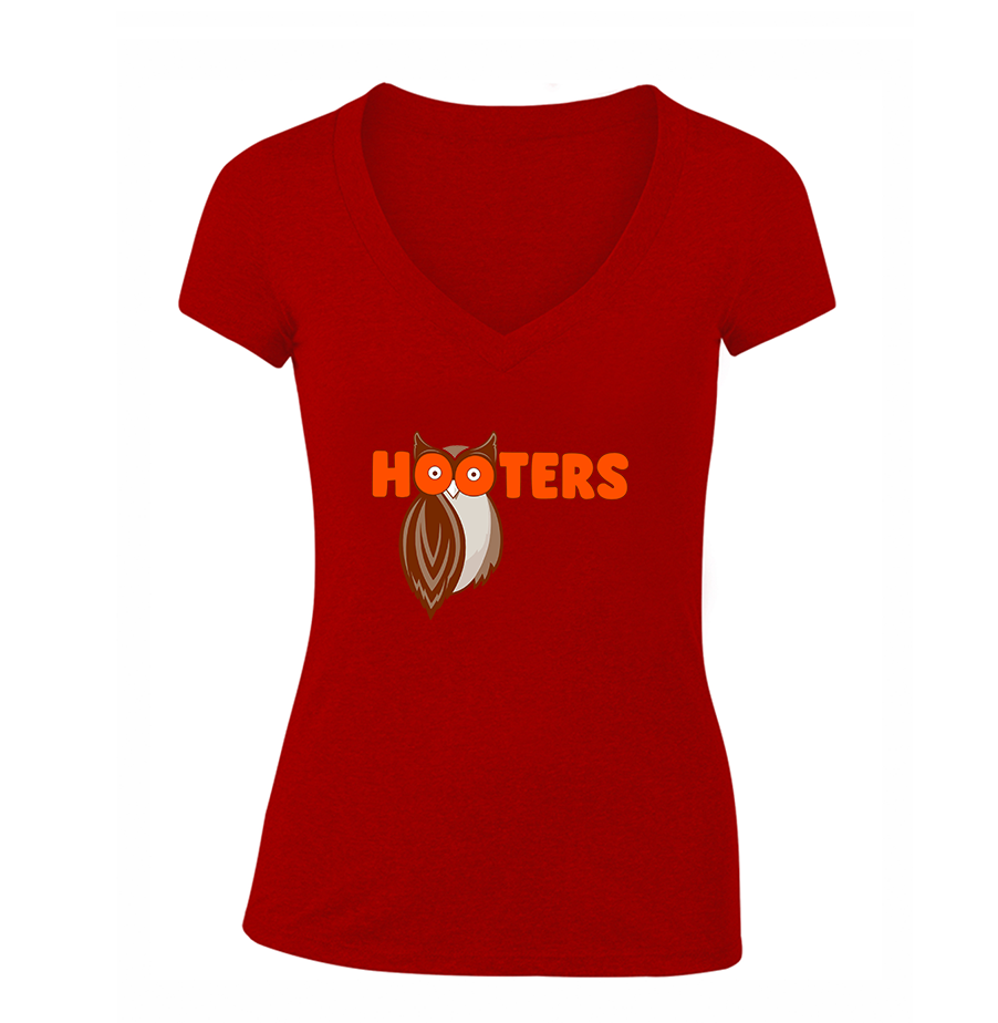 Women's Hooters V Neck T-Shirt