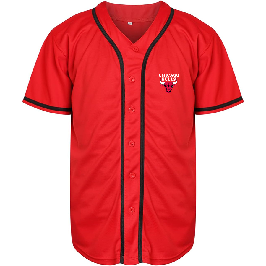 Men's Chicago Bulls Baseball Jersey