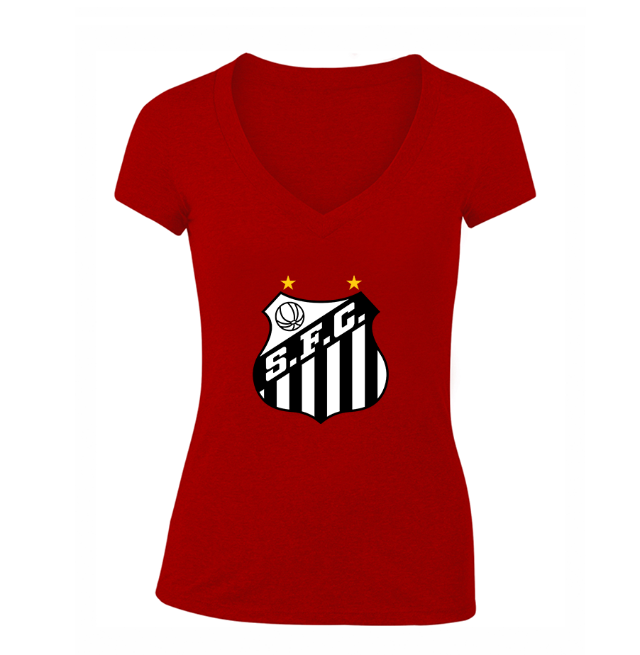 Women's Santos FC V-Neck T-Shirt