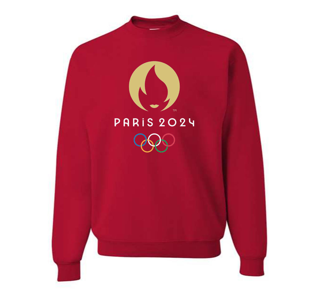 Men's New Olympics 2024 Paris Logo Crewneck Sweatshirt