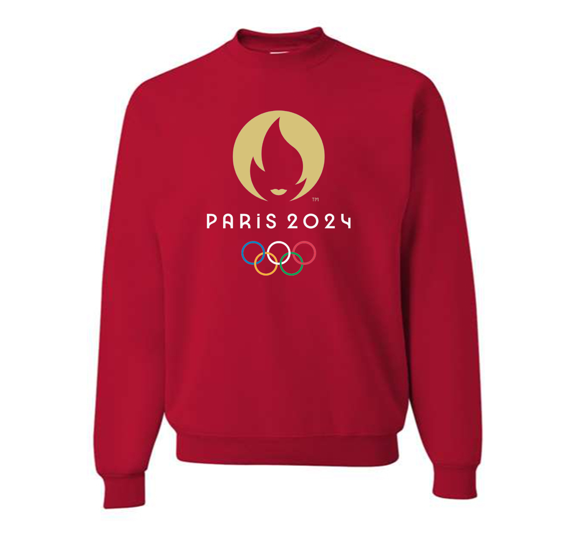 Men's New Olympics 2024 Paris Logo Crewneck Sweatshirt