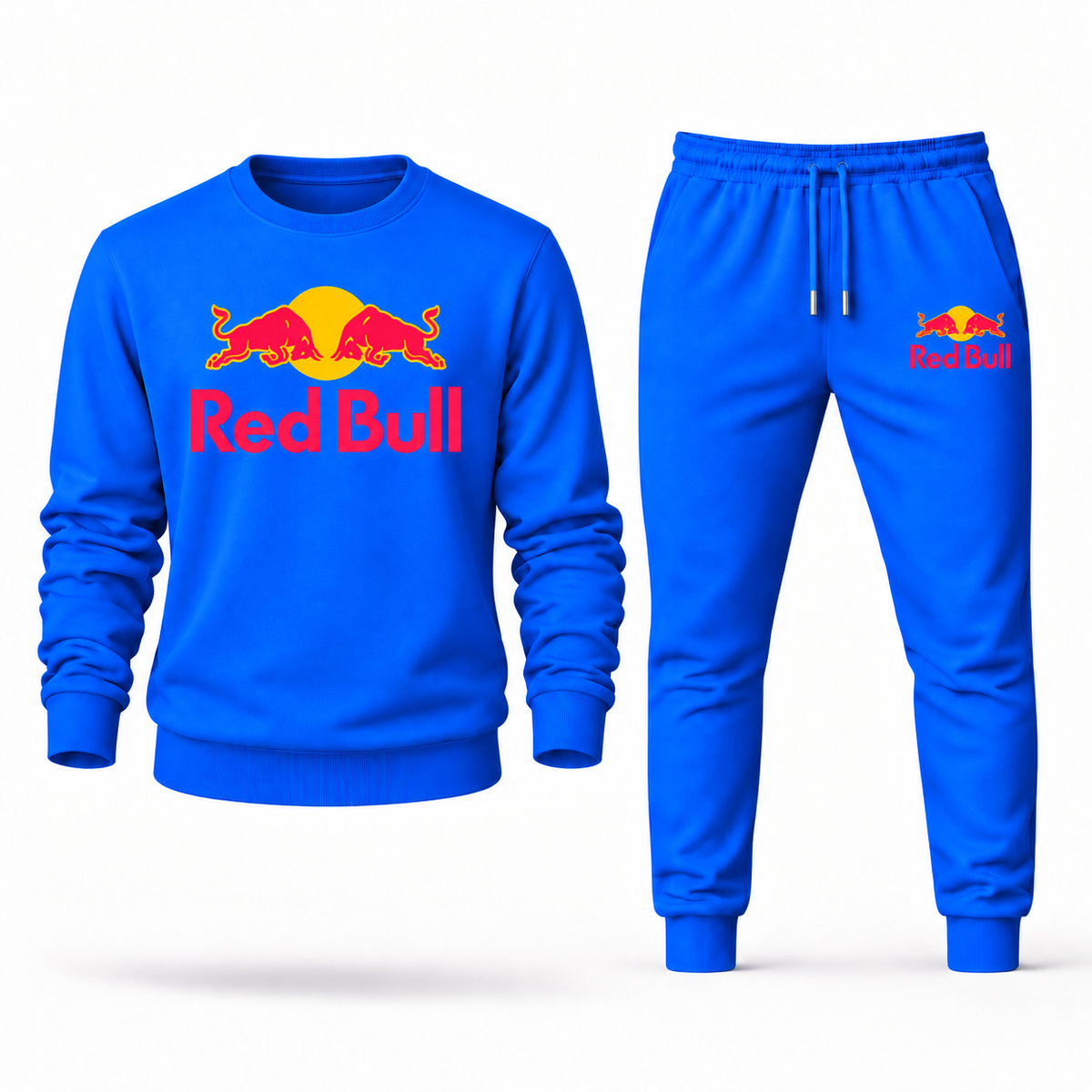 Red Bull men's crewneck sweatshirt and joggers set in Azure