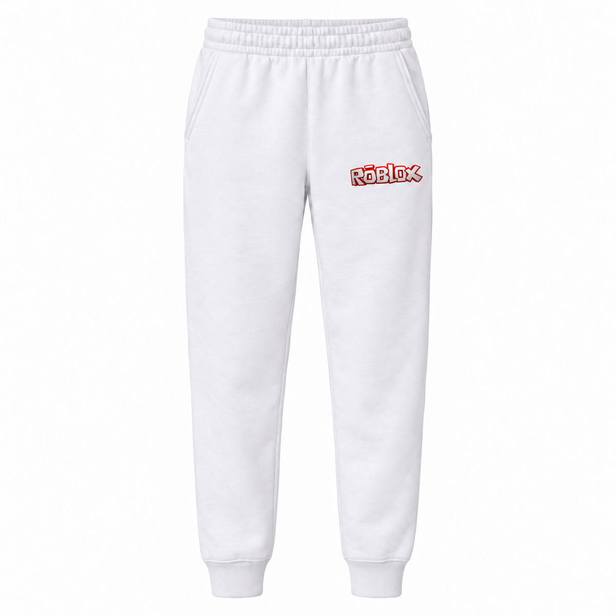 Roblox youth jogger sweatpants - White