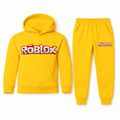 Roblox youth hoodie and jogger set - Yellow