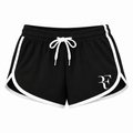 Roger Federer women's booty shorts - Black