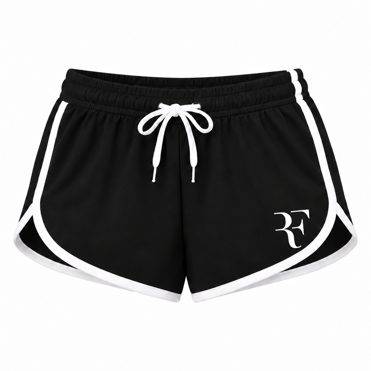 Roger Federer women's booty shorts - Black