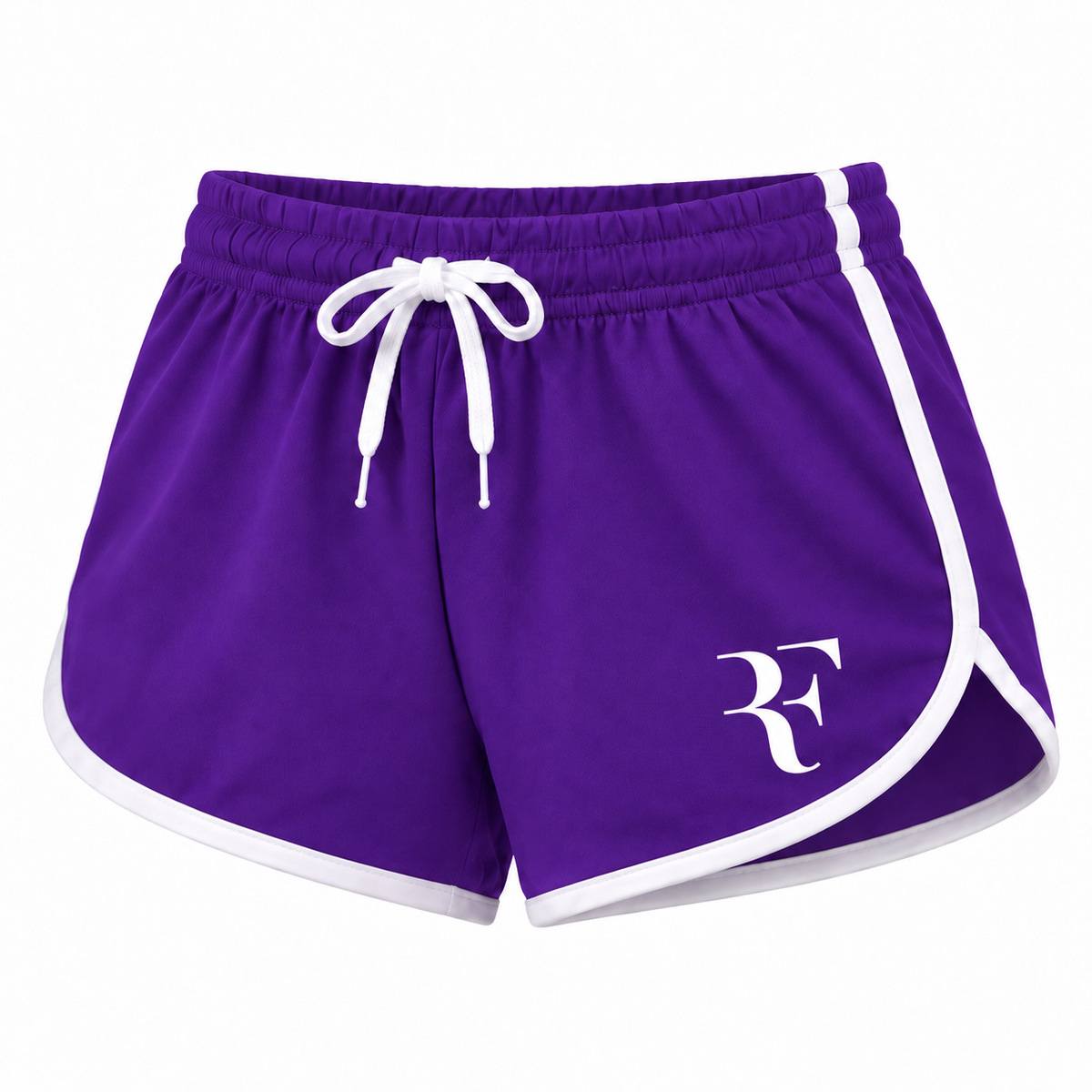 Roger Federer women's booty shorts - Purple