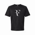 Roger Federer youth polyester tee - Black