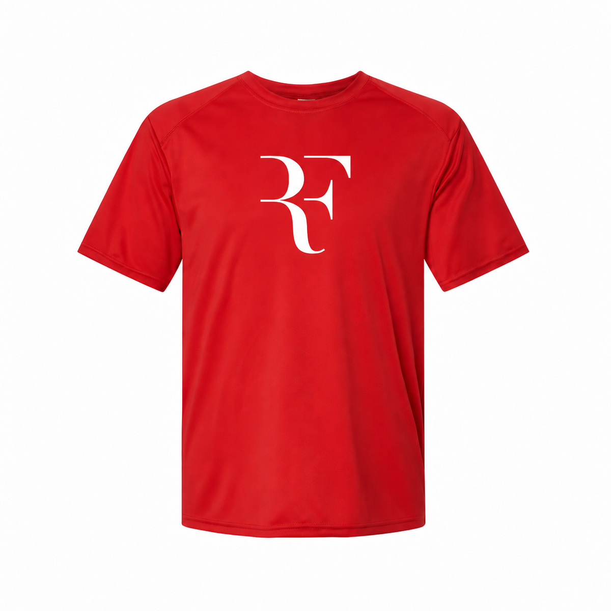Roger Federer youth polyester tee - Red