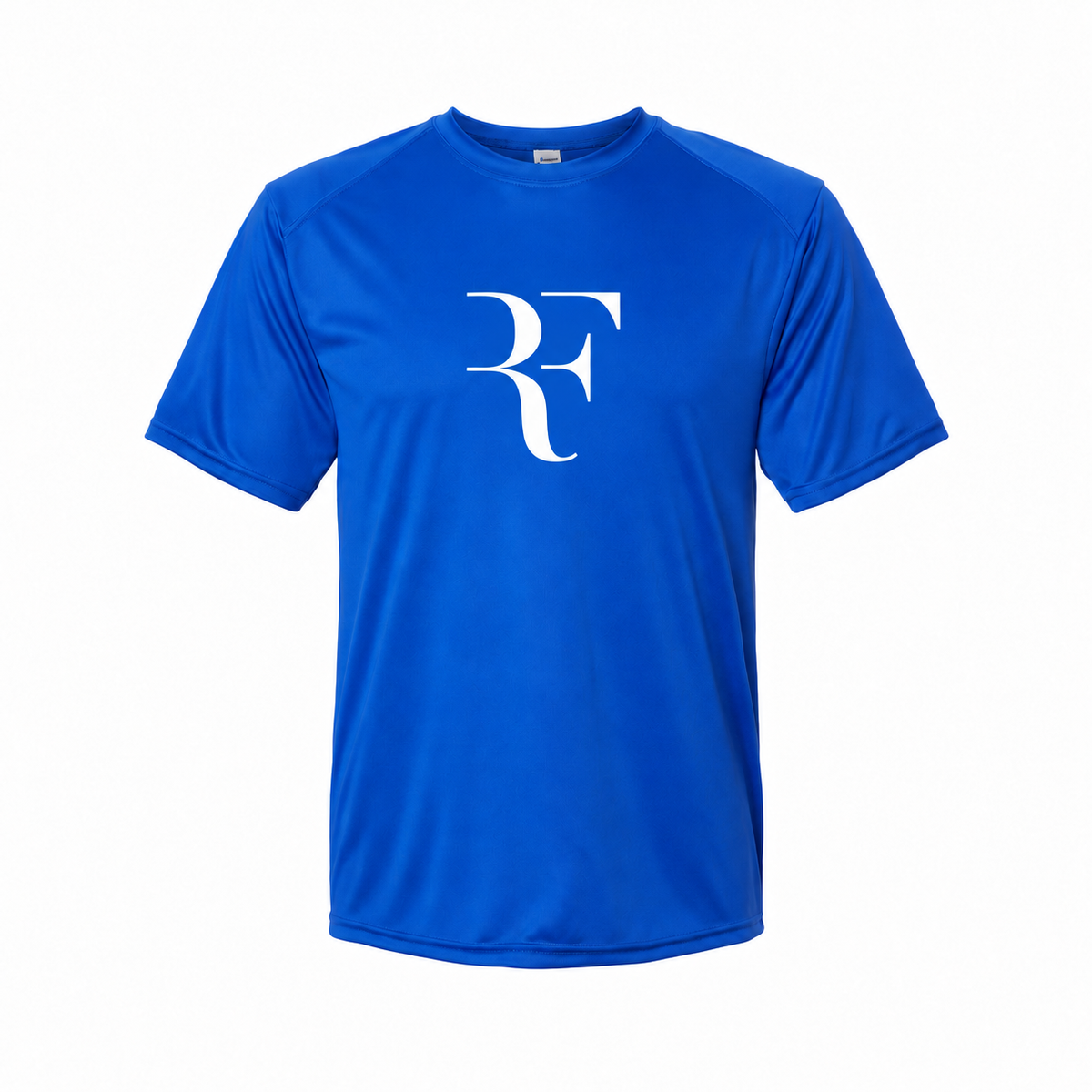 Roger Federer youth polyester tee - Royal Blue