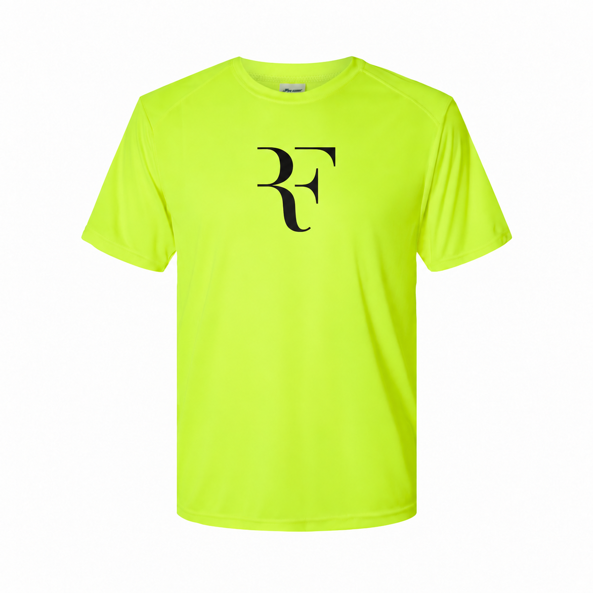 Roger Federer youth polyester tee - Safety Green