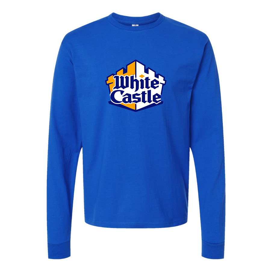 Men's White Castle Long sleeves T-Shirt