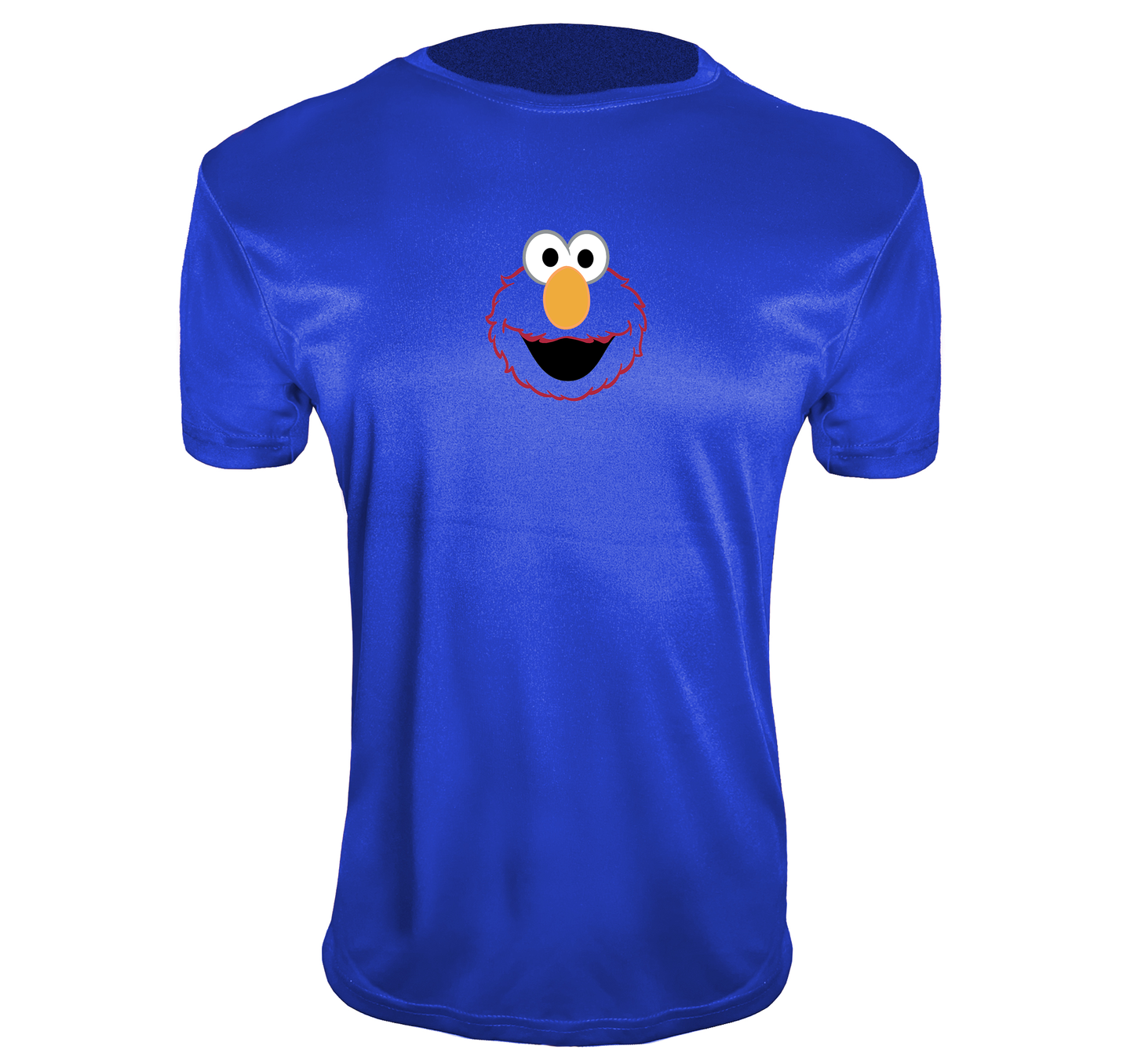 Men's Sesame Street Elmo Face Polyester T-Shirts