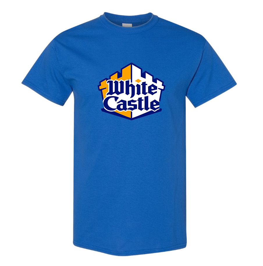 Men's White Castle Cotton T-Shirt