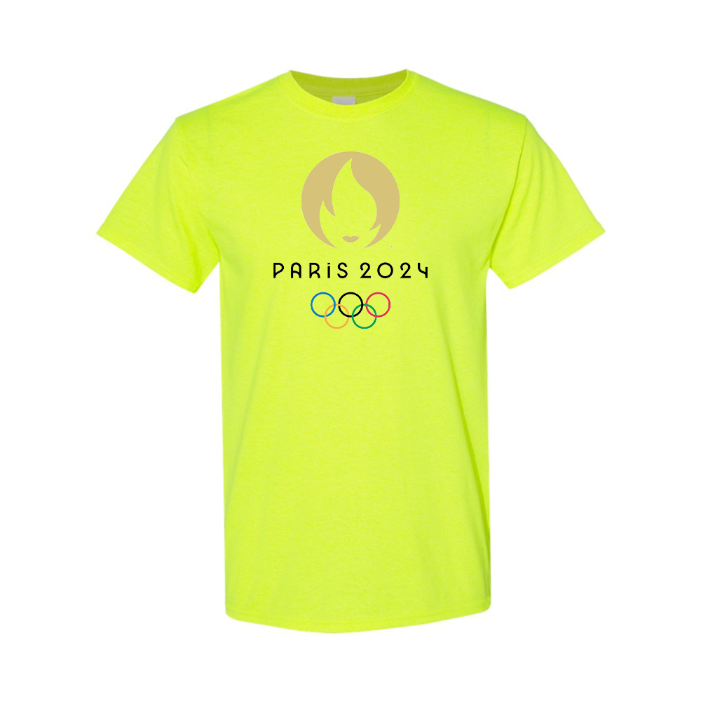 Youth New Olympics 2024 Paris Logo Cotton T-Shirt