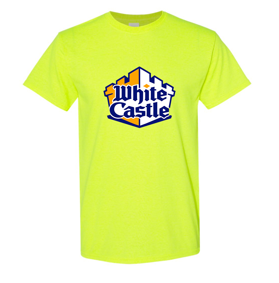 Men's White Castle Cotton T-Shirt