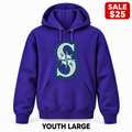 Seattle Mariners sale youth hoodie in Purple — $25, Youth Large