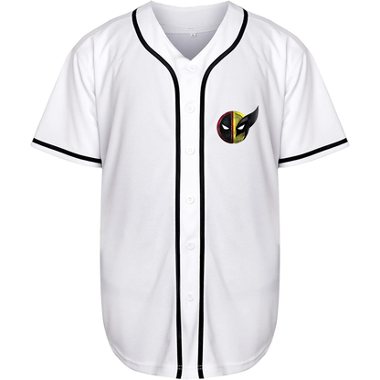 Men's Deadpool & Wolverine Baseball Jersey