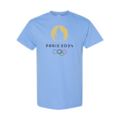 Men's New Olympics 2024 Paris Logo Cotton T-shirt