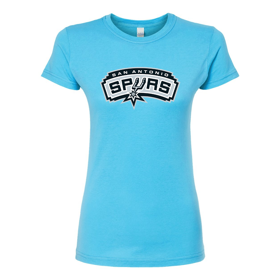 Women's San Antonio Spurs Round Neck T-Shirt