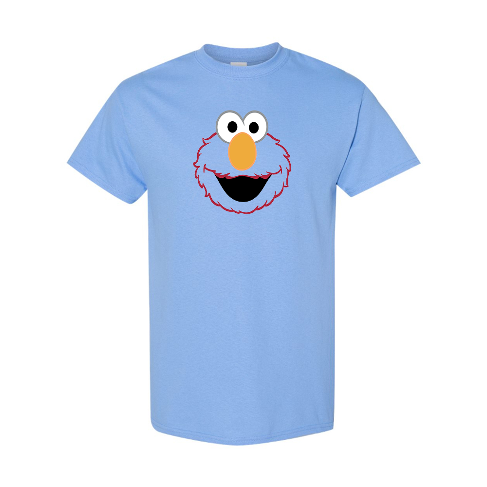 Men's Sesame Street Elmo face Cotton T-shirt