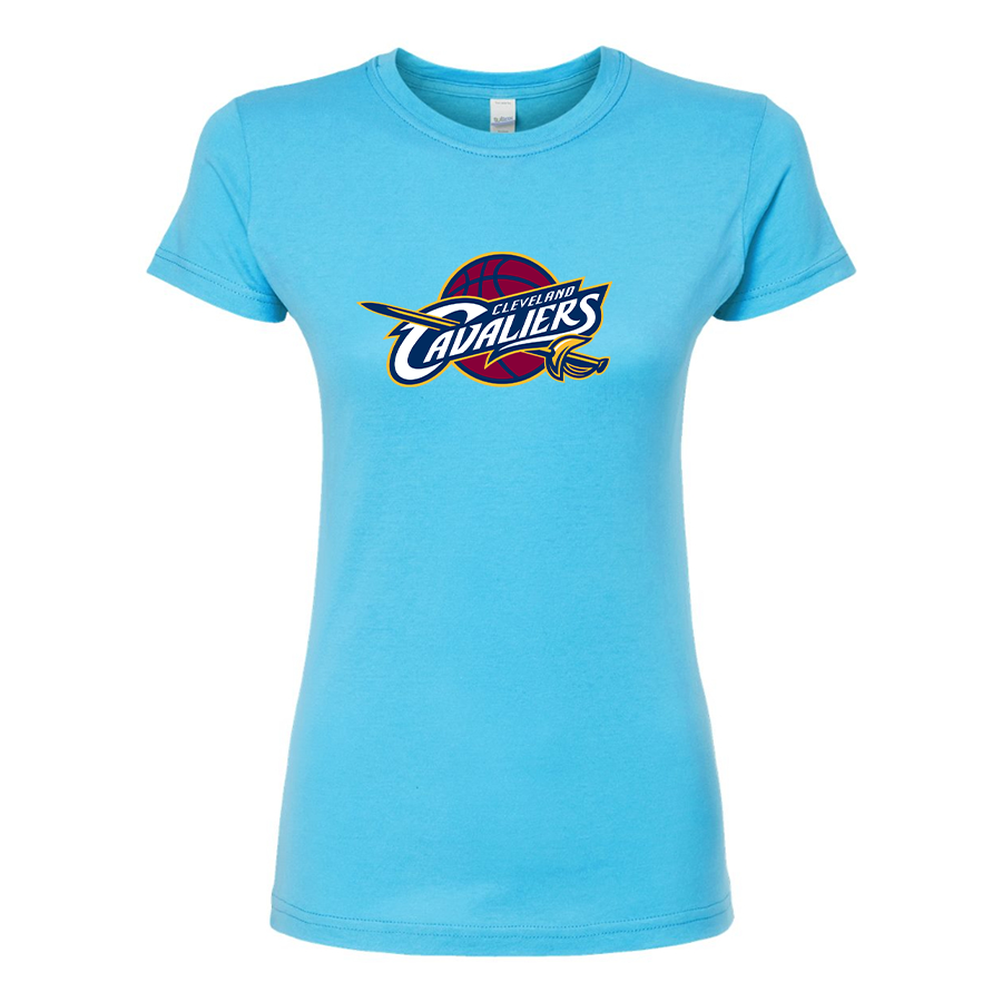 Women's Cleveland Cavaliers  Round Neck T-Shirt