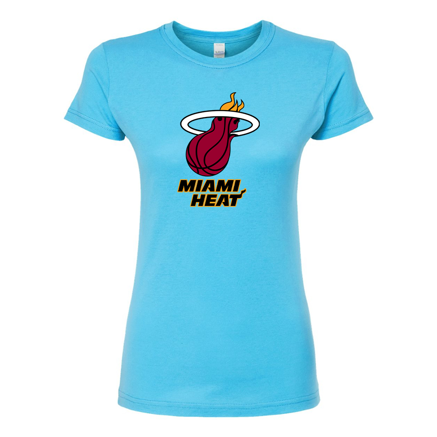 Women's Miami Heat Round Neck T-Shirt