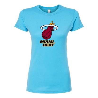 Women's Miami Heat Round Neck T-Shirt