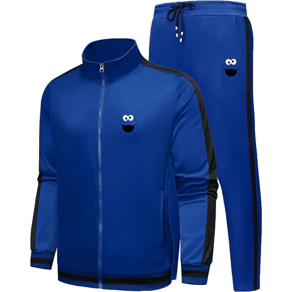 Unisex  Sesame Street Cookie Monster face  Dri-Fit TrackSuit