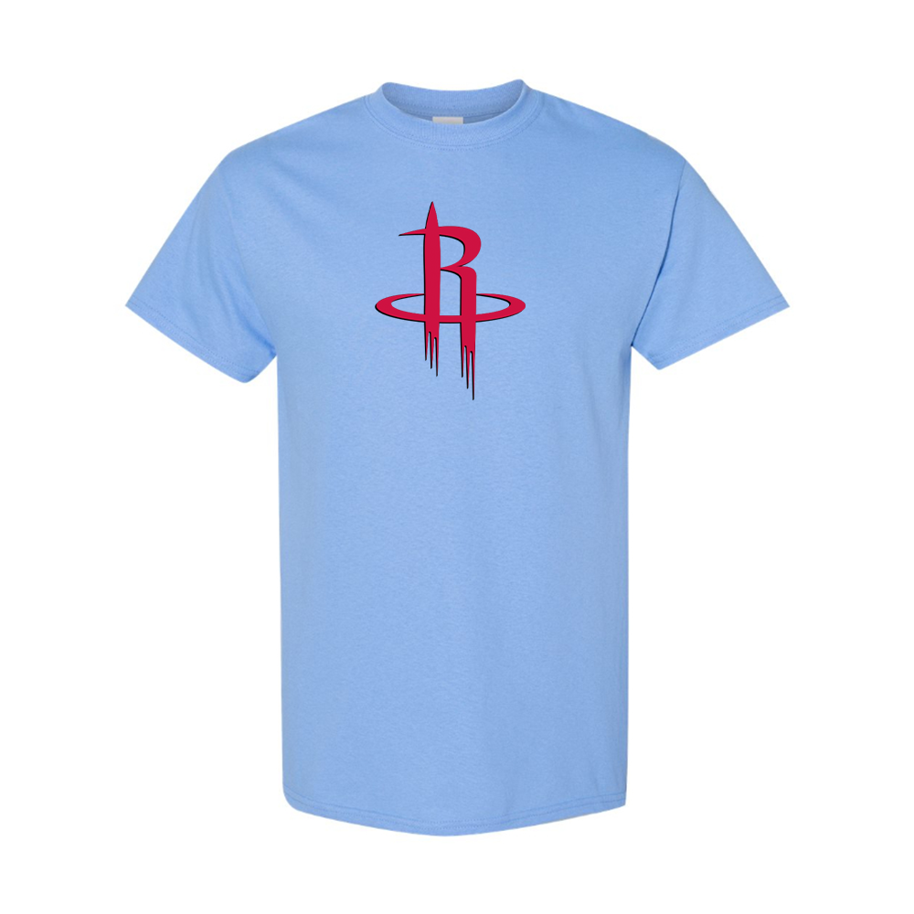 Men's Houston Rockets Cotton T-shirt – Graphic Cotton T-Shirt | TeesCustomize