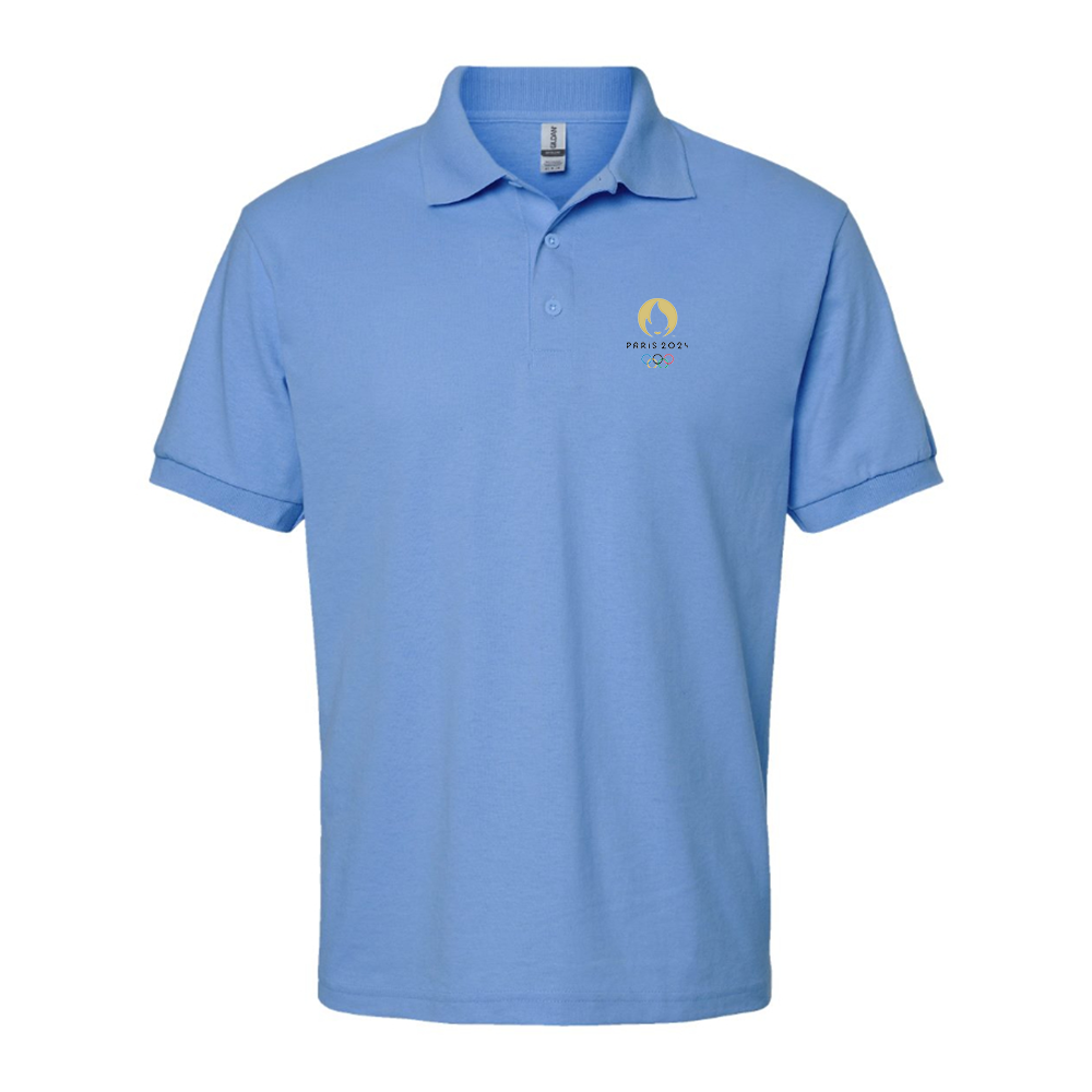 Men's New Olympics 2024 Paris Logo Dry Blend Polo