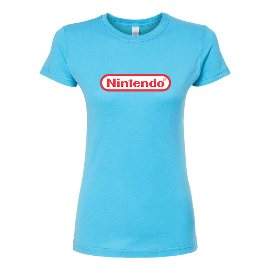 Women's Nintendo Round Neck T-Shirt